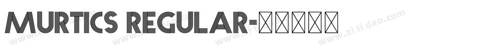 Murtics Regular字体转换